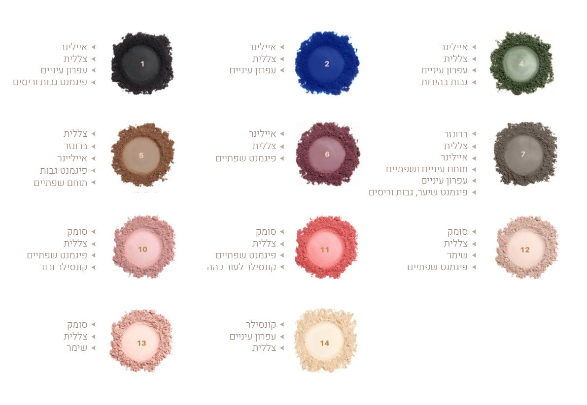 פיגמנט מינרלי מבית מינרז #4